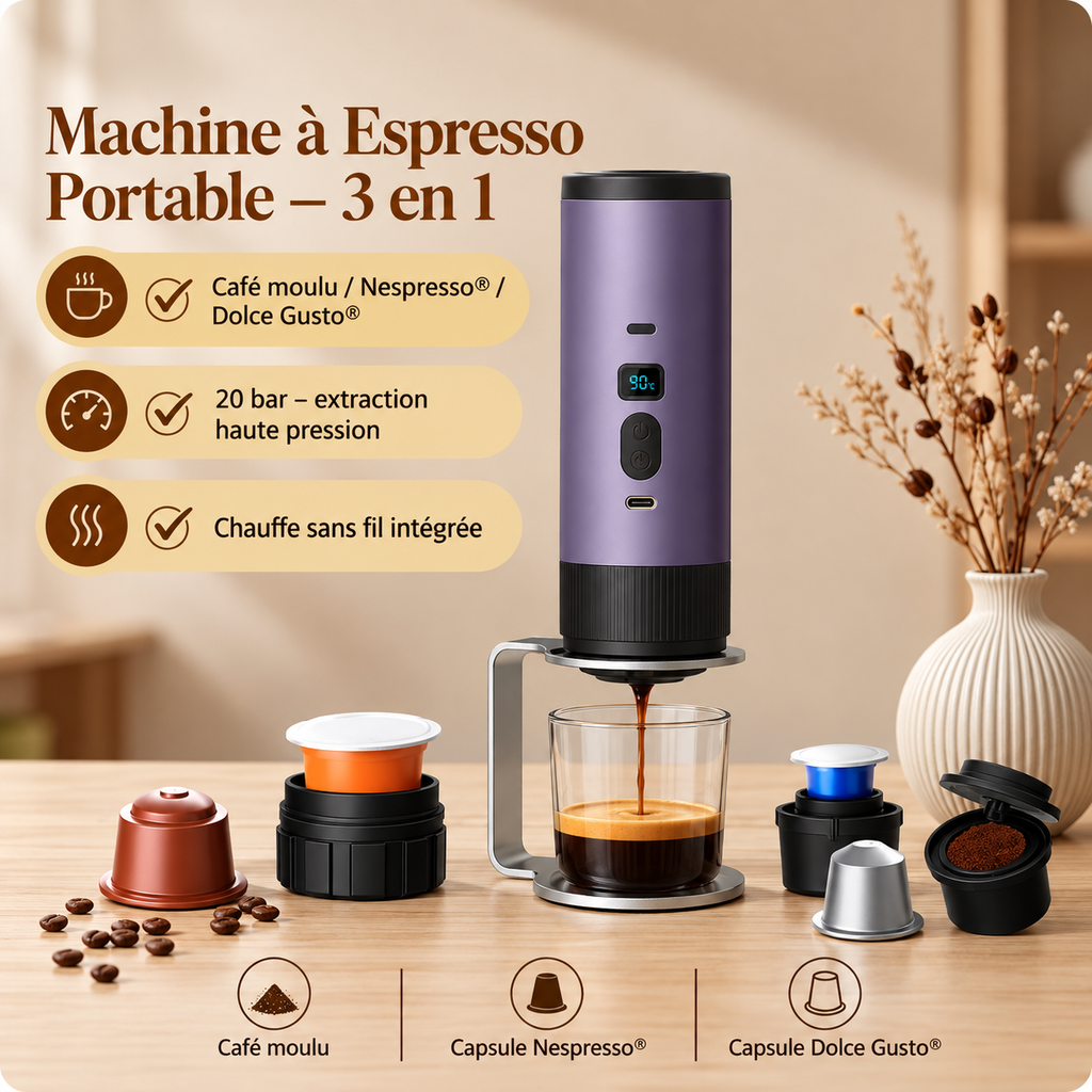 Machine à Espresso Portable édition couleur